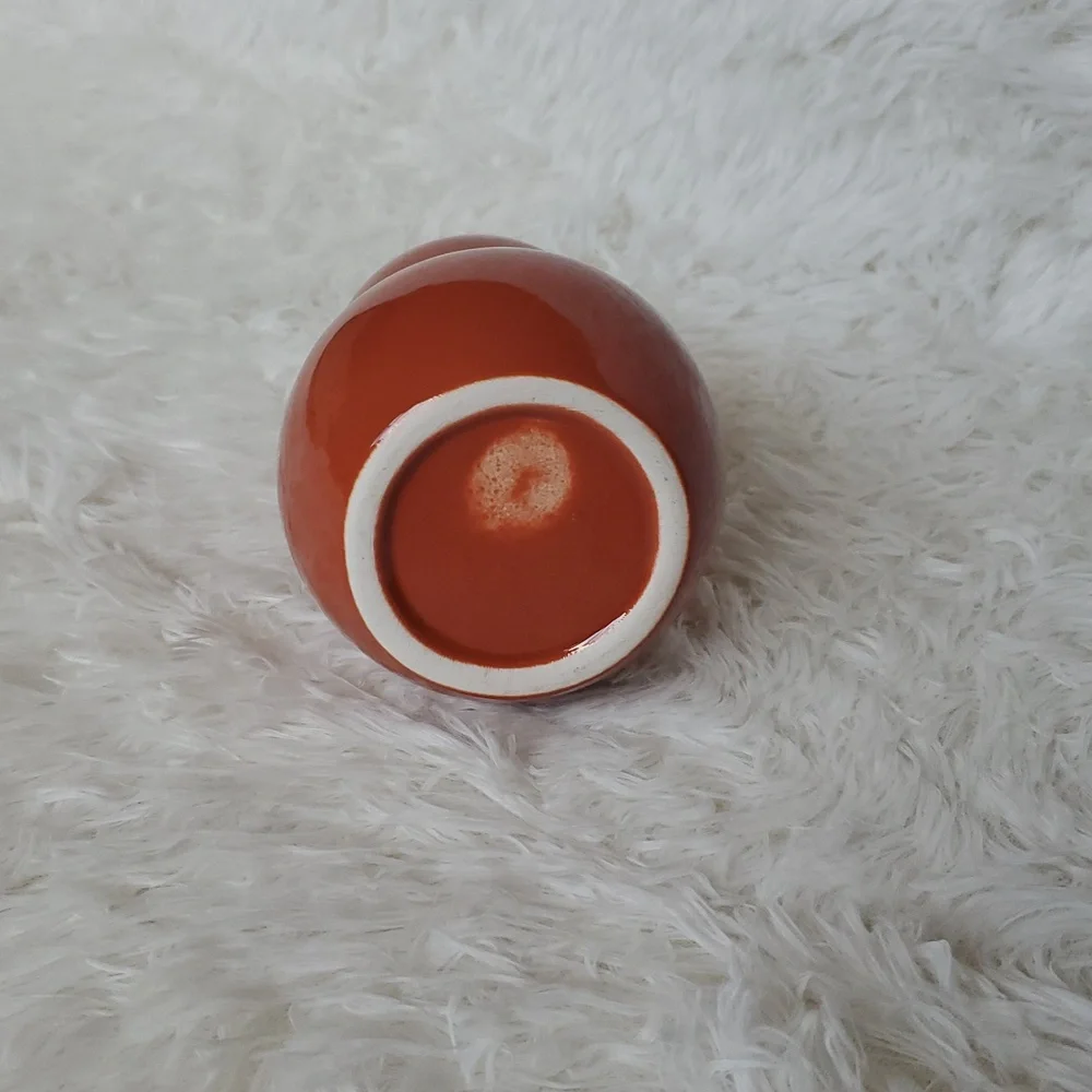 2/$25 - Southwestern Style Ceramic Decorarive Vase Burnt Orange 6
